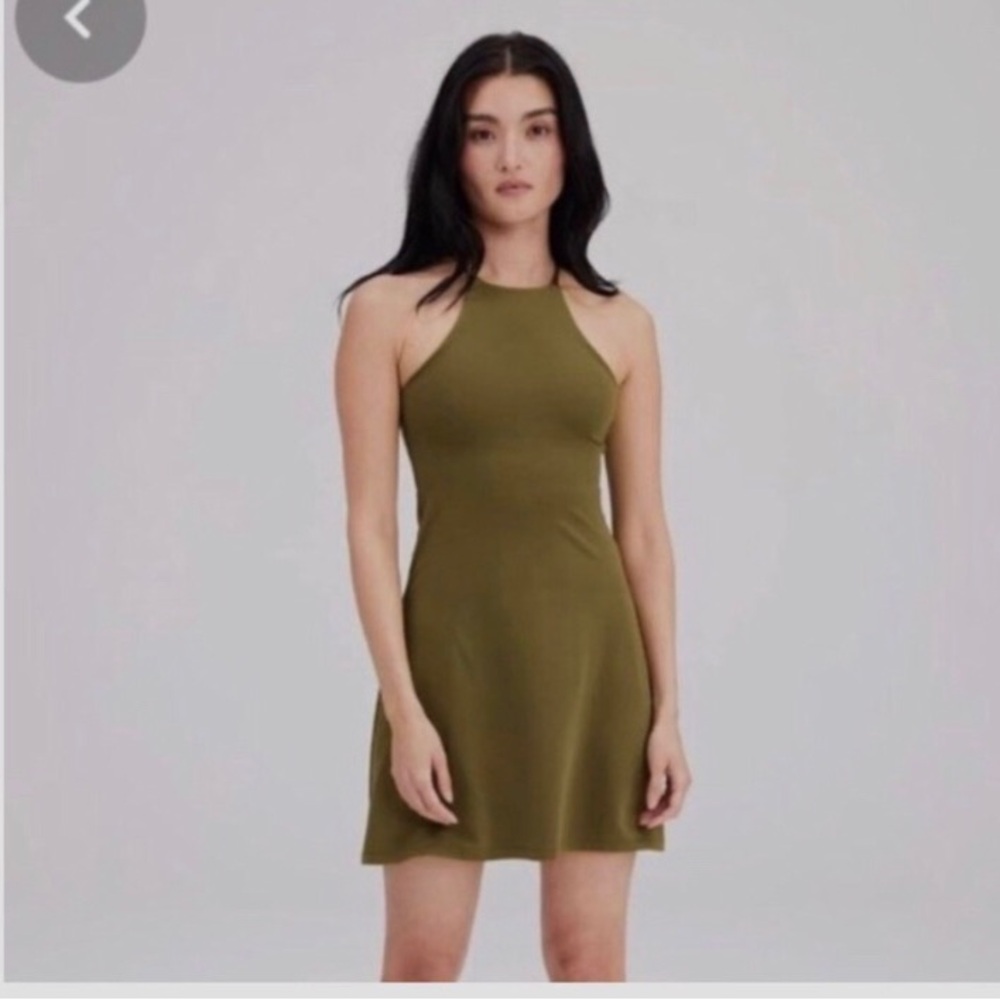 Girlfriend Collective Olive Green Undress XS